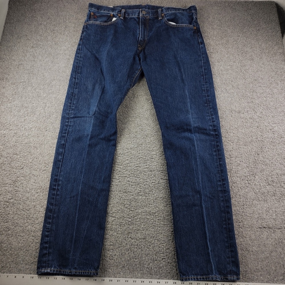 Polo Ralph Lauren Jeans Mens 36x34 Hampton Straight Dark Wash EUC